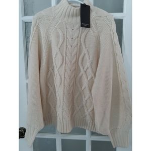 Nwt BRAVE SOUL | CABLE KNIT BALLOON SLEEVE KNIT